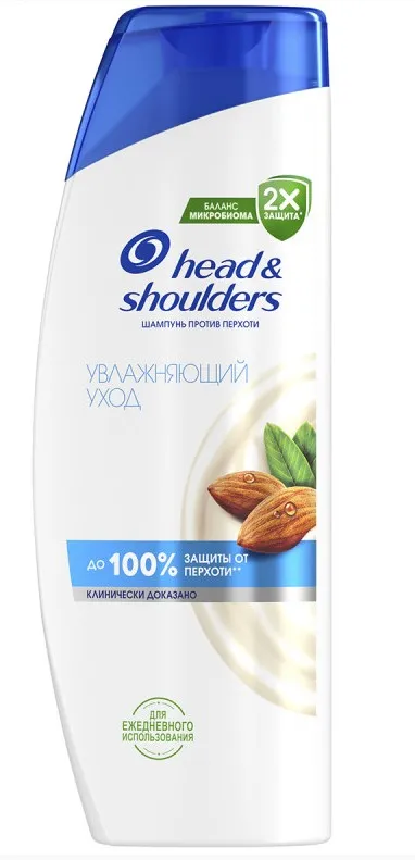 HEAD&SHOULDERS шампунь д/волос увлажняющий уход 400мл