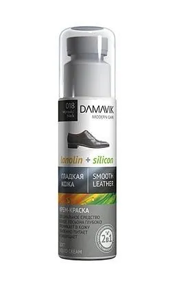 DAMAVIK крем-краска д/обуви черная 75мл