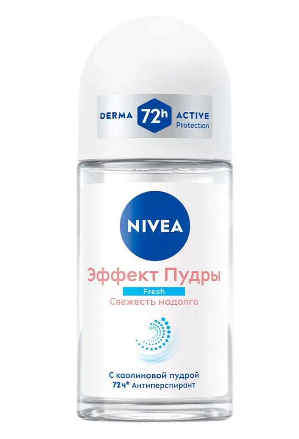 NIVEA антиперспирант жен. эффект пудры fresh 50мл ролл 82280