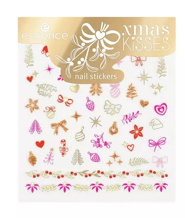 ESSENSE стикеры д/ногтей xmas kisses nail stickers 01
