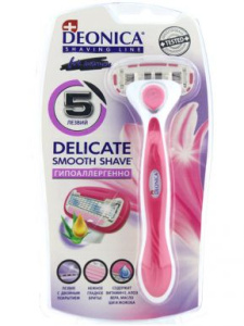 DEONICA станок д/бритья for women 5 лезвий со см. кассетой