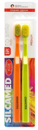 SILCAMED DUO щетка зубная to smile средняя S811