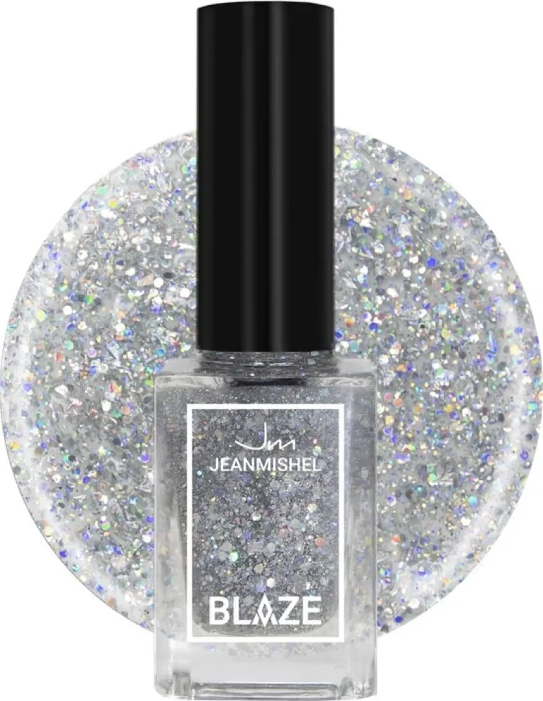JEANMISHEL лак д/ногтей с блестками blaze тон 408 12мл