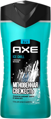 AXE гель д/душа+шампунь ice chill 250мл