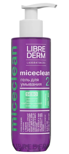 LIBREDERM MICECLEAN SEBO гель д/умывания д/жирной и комбинированной кожи 200мл