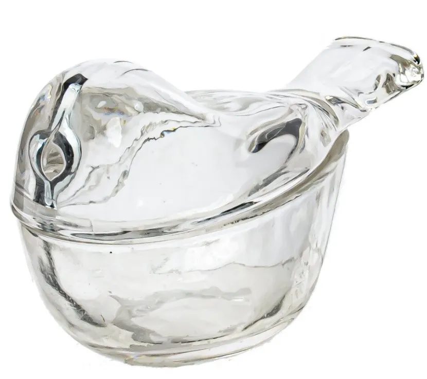 Шкатулка декоративная птичка стекло 12*5,5*6см 796283