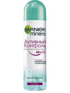 GARNIER MINERAL антиперспирант жен. актив контроль 150мл спрей