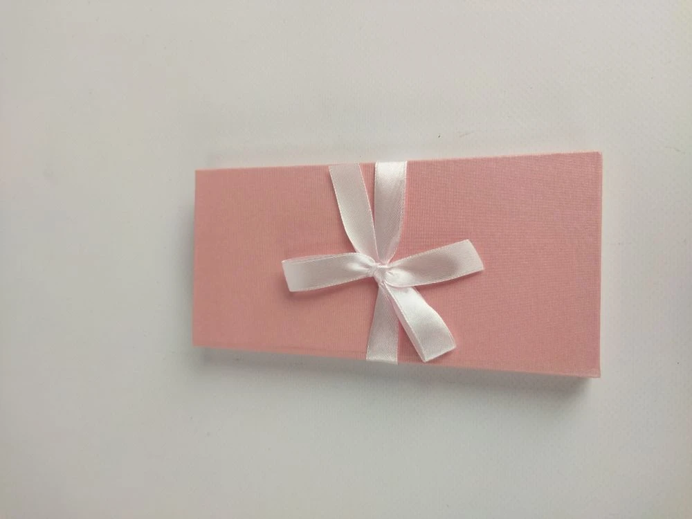 Коробка подарочная д/денег с бантом микровельвет розовый 17,2*8,3*1,6см Д10303П.045