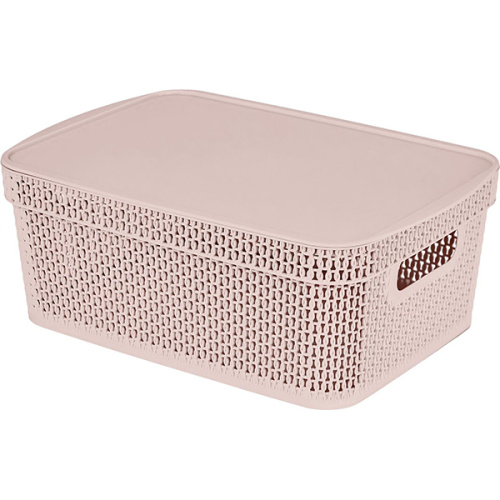 AJUR корзина д/хранения с ручками цв.бежевый топаз 11л KL411410005