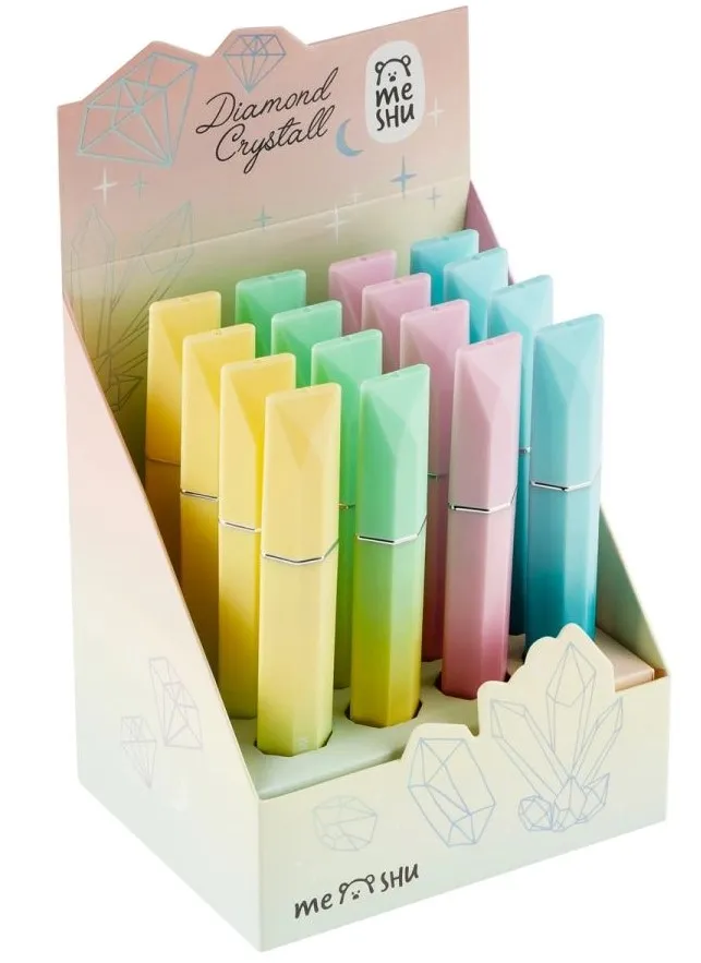 MESHU текстовыделитель diamond 1-4мм