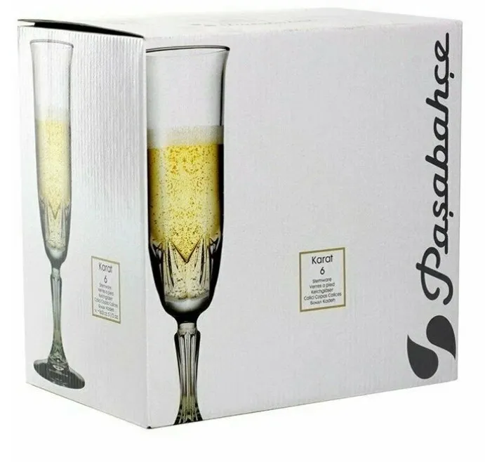 PASABAHCE KARAT набор бокалов д/шампанского 163мл 6шт 1057586