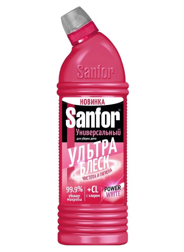 SANFOR средство универсальное ультра блеск чистота и гигиена 750г