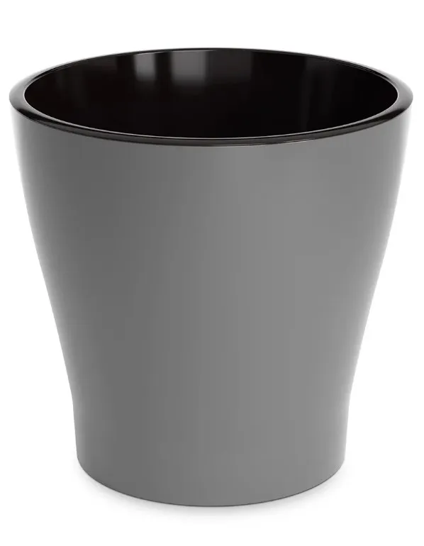 Кашпо лея цв.серый 5,0л М7936
