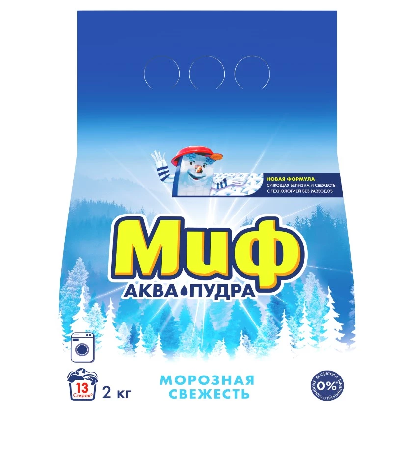 МИФ порошок стир automat морозная свежесть 2000г