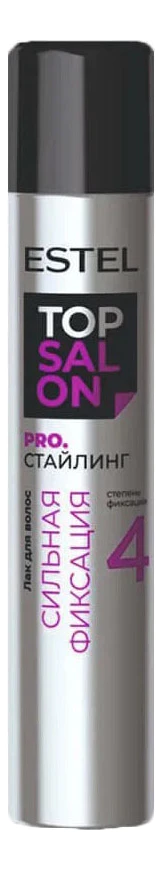 ESTEL TOP SALON PRO.СТАЙЛИНГ лак д/волос сильная фиксация 400мл