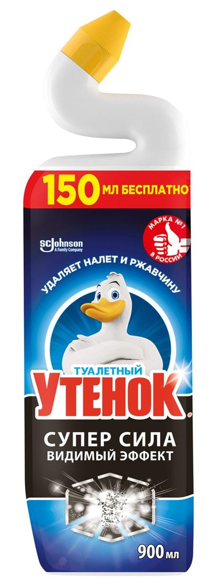 ТУАЛЕТНЫЙ УТЕНОК средство чистящее д/унитаза видимый эффект 900мл