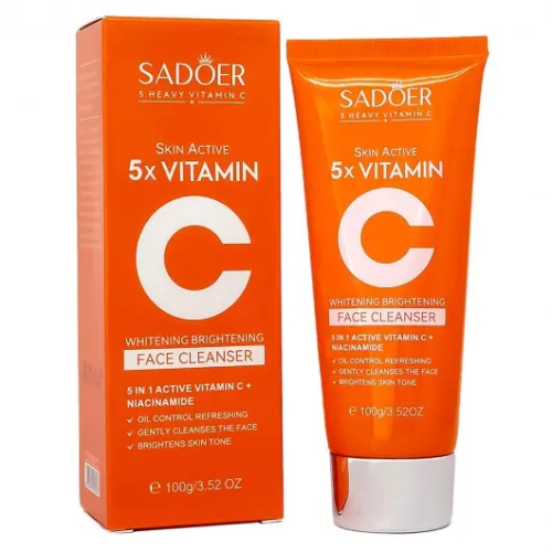 SADOER пенка д/умывания осветляющая five vitamin 100г