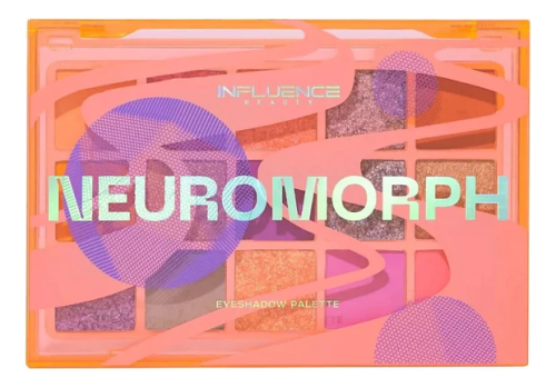 INFLUENCE BEAUTY палетка теней neuromorph 15 оттенков