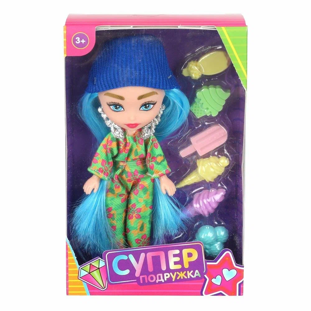 Кукла супер подружка аксессуары 15см MINI-SG3-RU