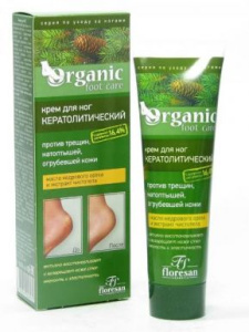 ФЛОРЕСАН крем д/ног organic spa кератолитический против трещин, натоптышей  100мл Ф458