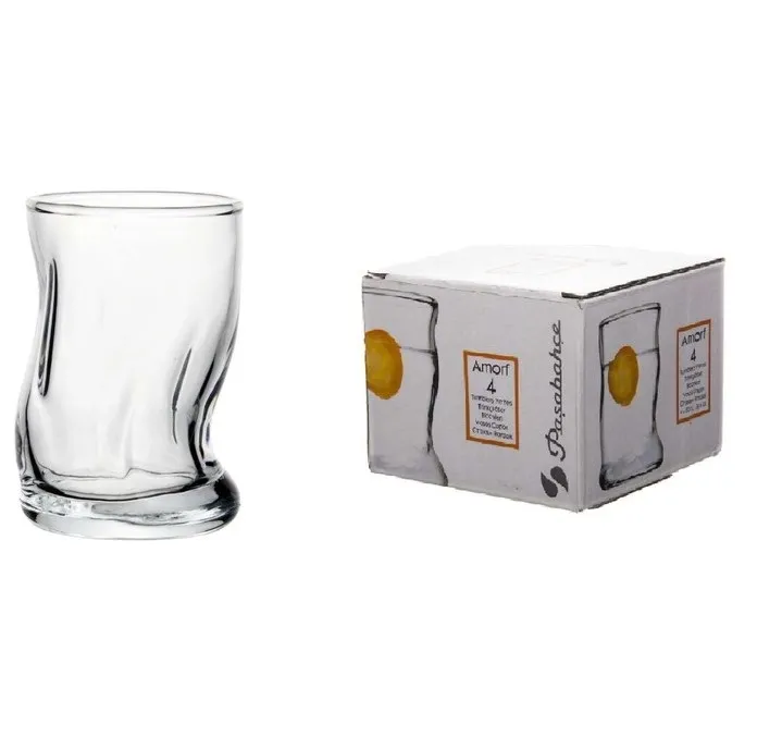 PASABAHCE Amorf набор стопок д/водки 4шт 50мл 1113909