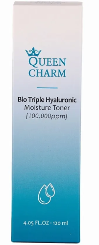 QUEEN CHARM тонер д/лица увлажняющий  с гиалуроновой кислоты 10% 120мл