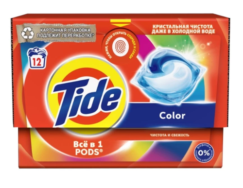 TIDE капсулы д/стирки color 12шт