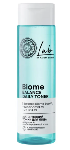 LAB BIOME Balance тоник д/лица матирующий 250мл 5436