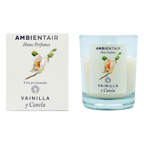 AMBIENTAIR свеча аромат. в стакане ваниль и корица vainilla y canela VV001VCAP