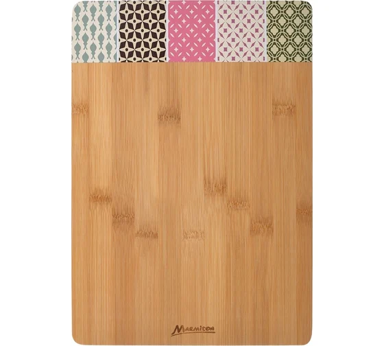 MARMITON доска разделочная бамбуковая пэчворк 33*23*1см