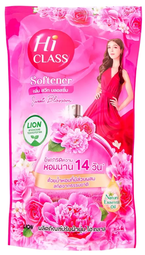 LION кондиционер д/белья hi-class чувственная страсть sweet passion мяг.уп. 550мл