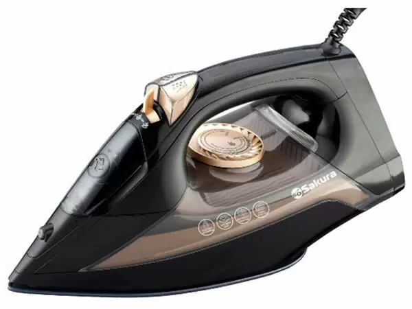SAKURA утюг керамическая подошва самоочистка 2400Вт SA-3068CBK
