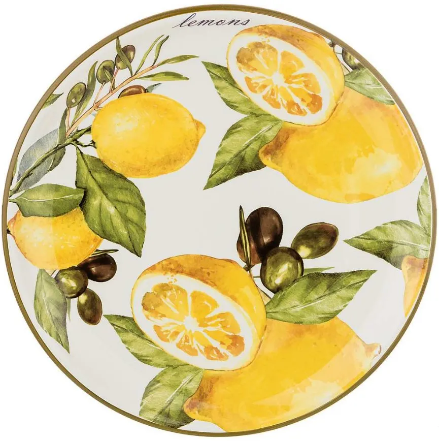 LEFARD Лемон три тарелка подстановочная 26*26см 358-1554