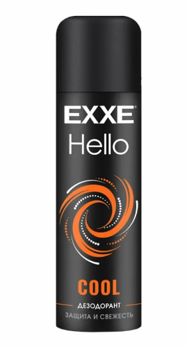 EXXE Hello дезодорант муж. cool защита и свежесть 150мл спрей