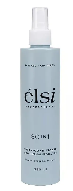 ELSI Professional спрей-кондиционер д/волос несмиваемый 30в1 с термозащитой 250мл