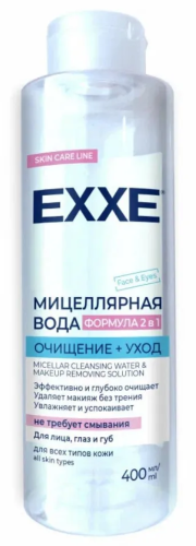 EXXE вода мицеллярная очищение+уход 400мл