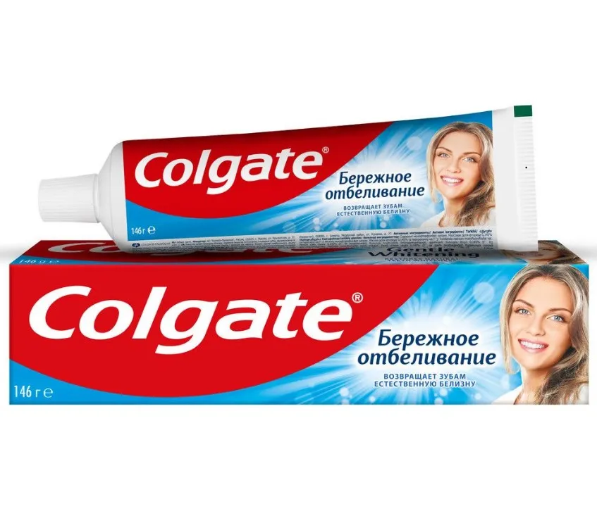 COLGATE паста зубная бережное отбеливание 100мл FCN89246