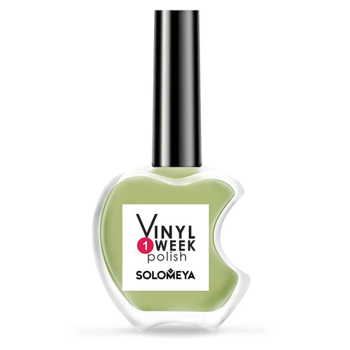 SOLOMEYA лак д/ногтей one week vinyl polish pistachio т.30 13мл