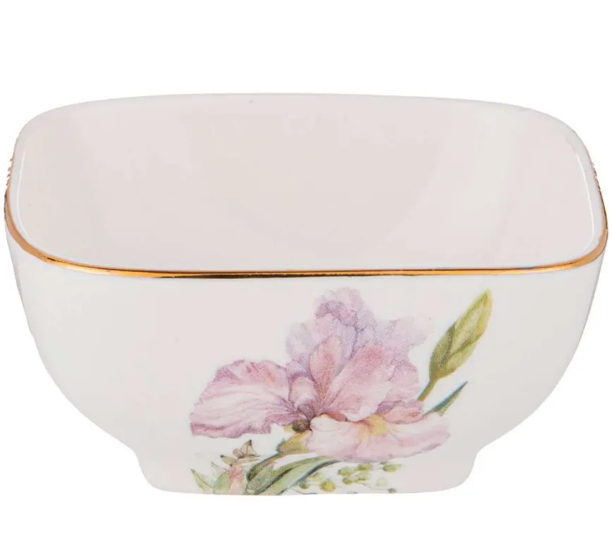 LEFARD Ирисы набор салатников квадратных  2шт 8*4см 100мл 590-345