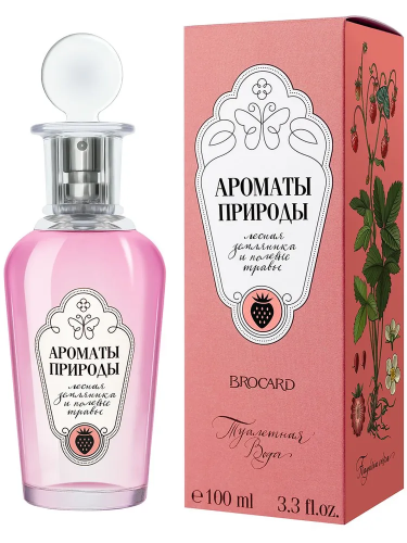 АРОМАТЫ ПРИРОДЫ туалетная вода д/женщин лесная земляника и полевые травы 100мл