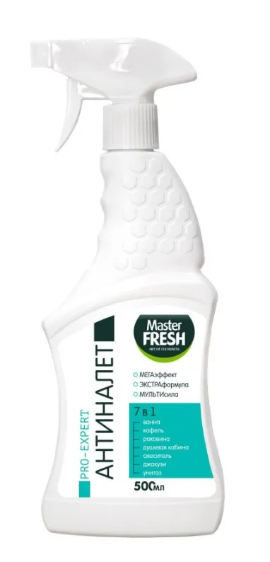 MASTER FRESH Pro-Expert средство чистящее д/ванн антиналет 500мл