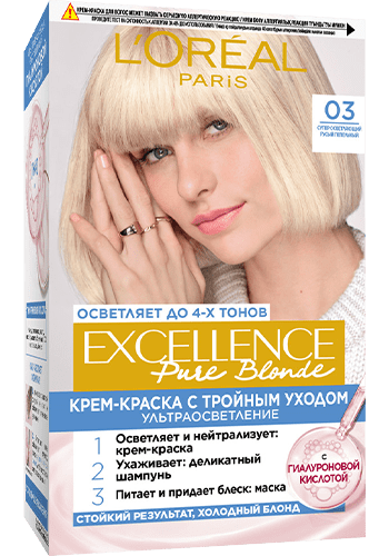 LOREAL EXCELLENCE краска д/волос блонд сюпрем т.03 сверх-св.русый