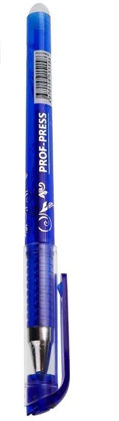 Ручка гелевая стираемая синяя игольчатый наконечник РГ-5158