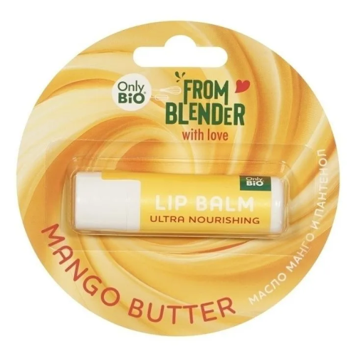 ONLY BIO From Blender бальзам д/губ питательный mango butter 4,5г