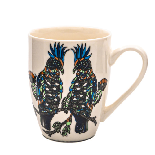 Кружка керамика Птицы/Бабочки 360мл EA025