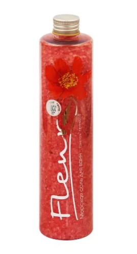 СЕВЕРНАЯ ЖЕМЧУЖИНА соль д/ванн fleur гипоаллергенная цветок граната 410г ПР-4592