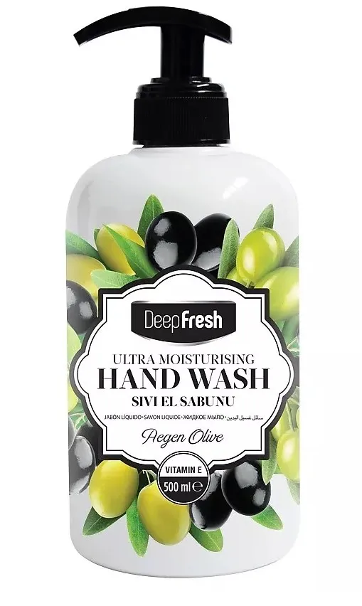 DEEP FRESH мыло крем-гель д/рук эгейская олива 500мл