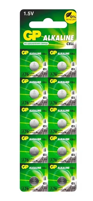 GP батарейка A76FRA/BC10/ LR44/3150