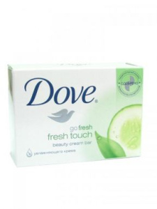 DOVE крем-мыло туалетное огурец и зеленый чай прикосновение свежести 135гр