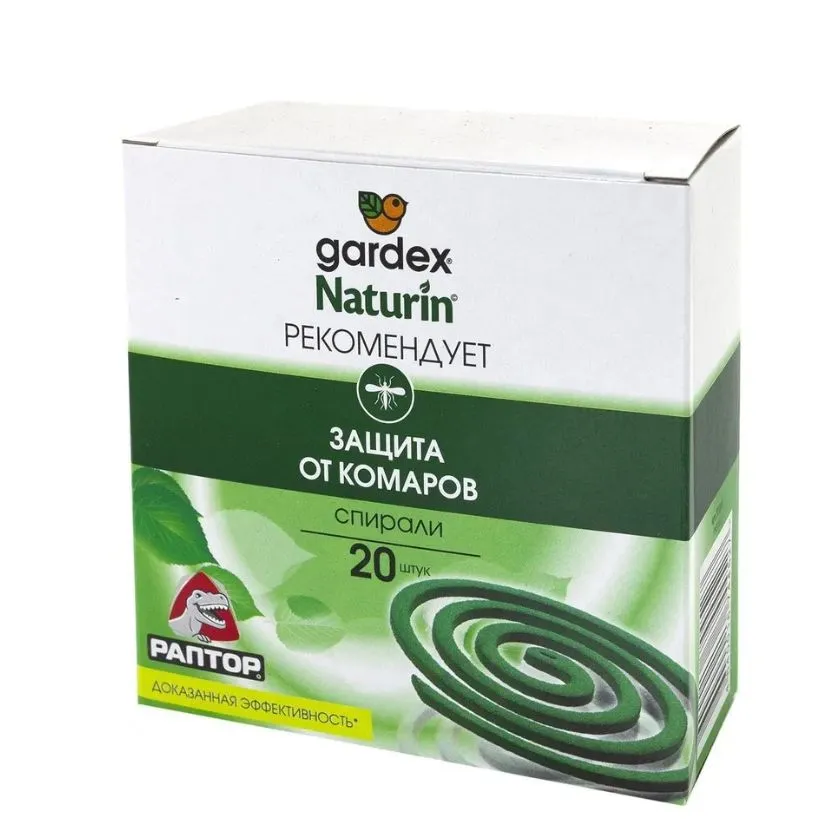 РАПТОР Naturin спираль от комаров 20шт